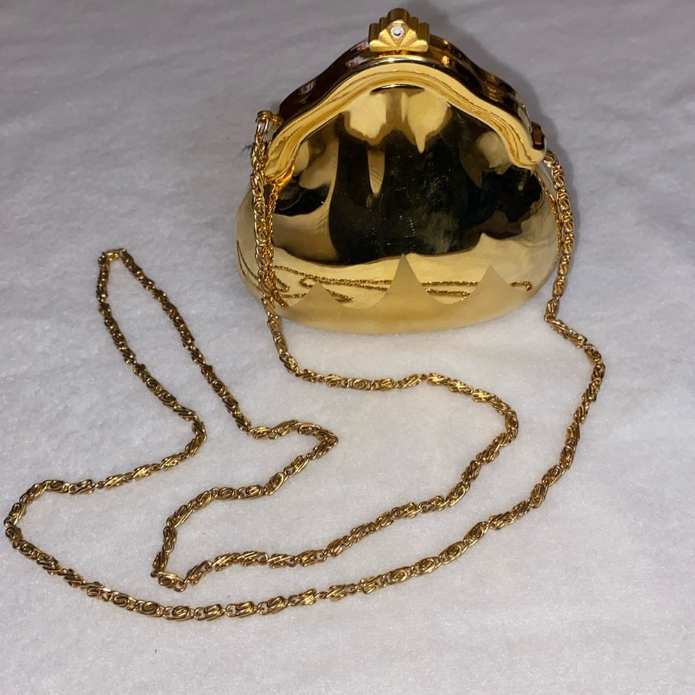 Vintage Y & R Gold Hardshelled crossbody